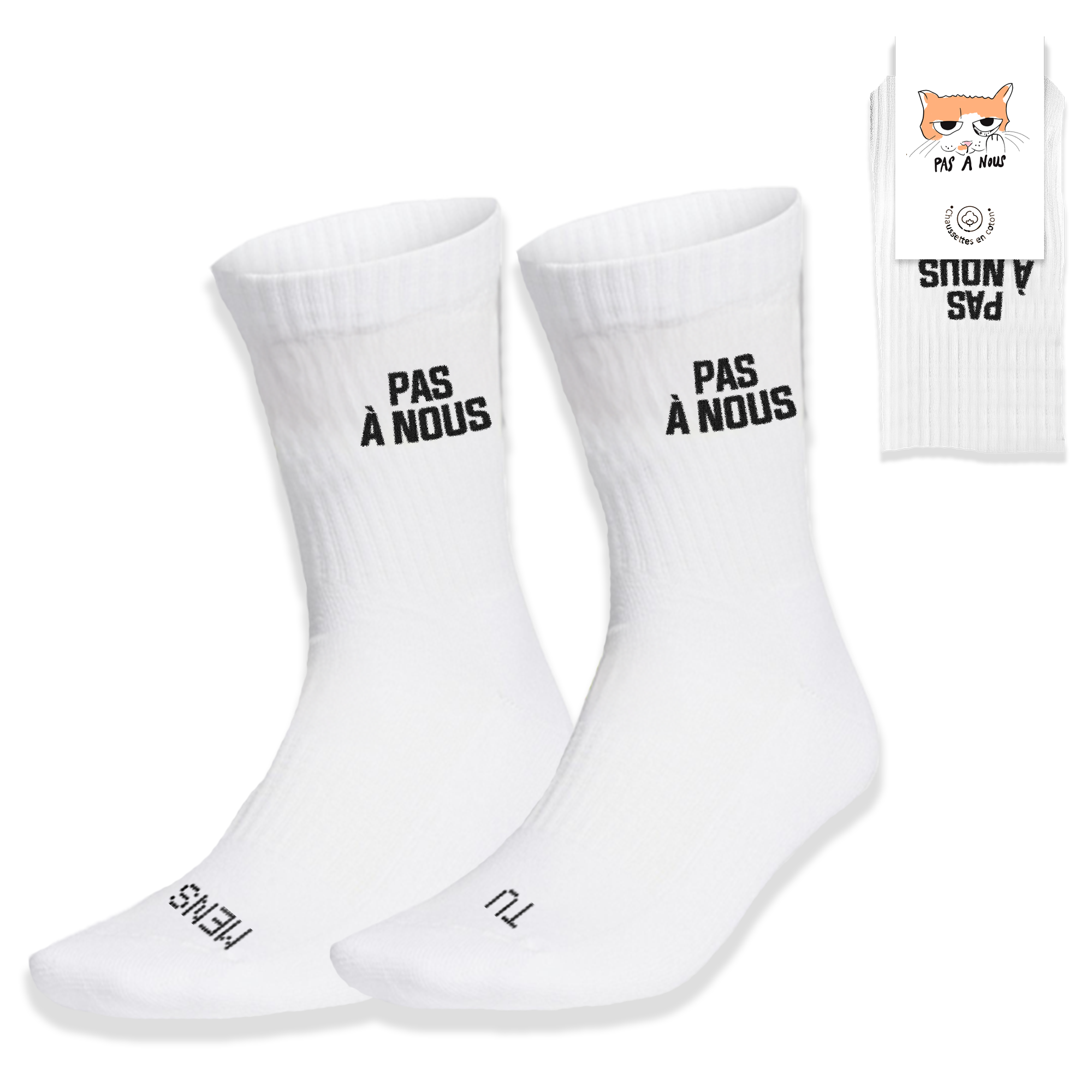 CHAUSSETTES "PAS À NOUS"